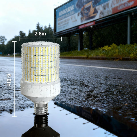NS LED corn light heat-dissipation design supports long life.