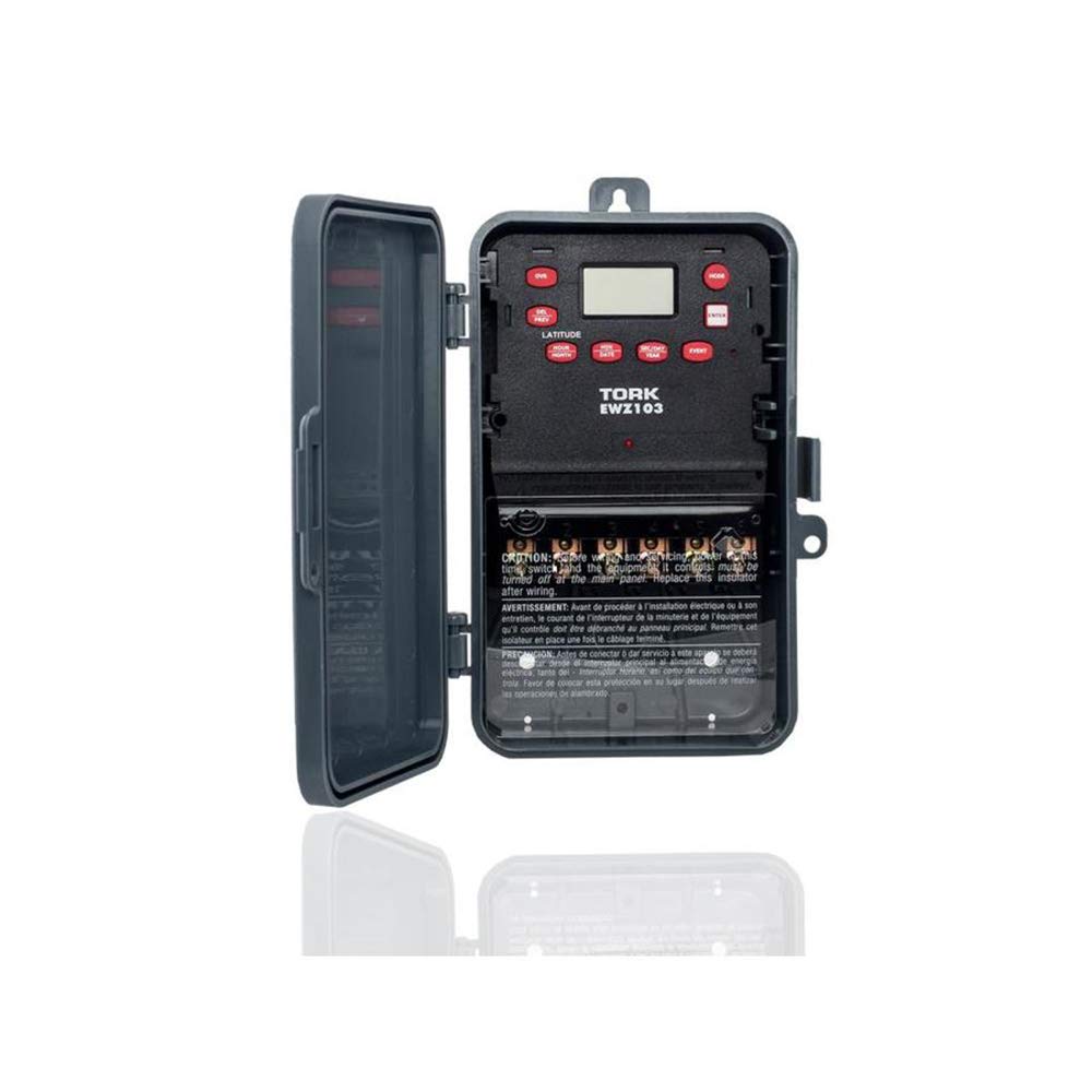 NSI EWZ103 front view of the digital time switch for precise daily scheduling