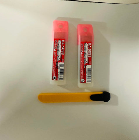 NT CUTTER snap blades case of two units, convenient backup for ongoing projects