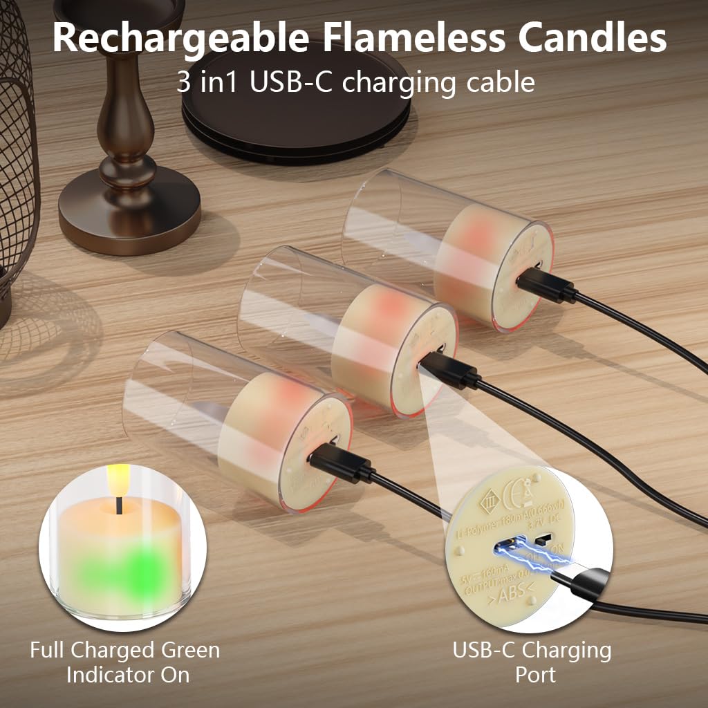 Ntewidbroansa small tea-light size fits tight spaces with gentle ambience.