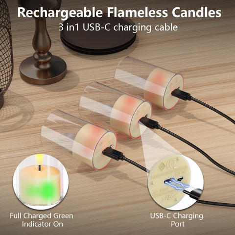 Ntewidbroansa small tea-light size fits tight spaces with gentle ambience.