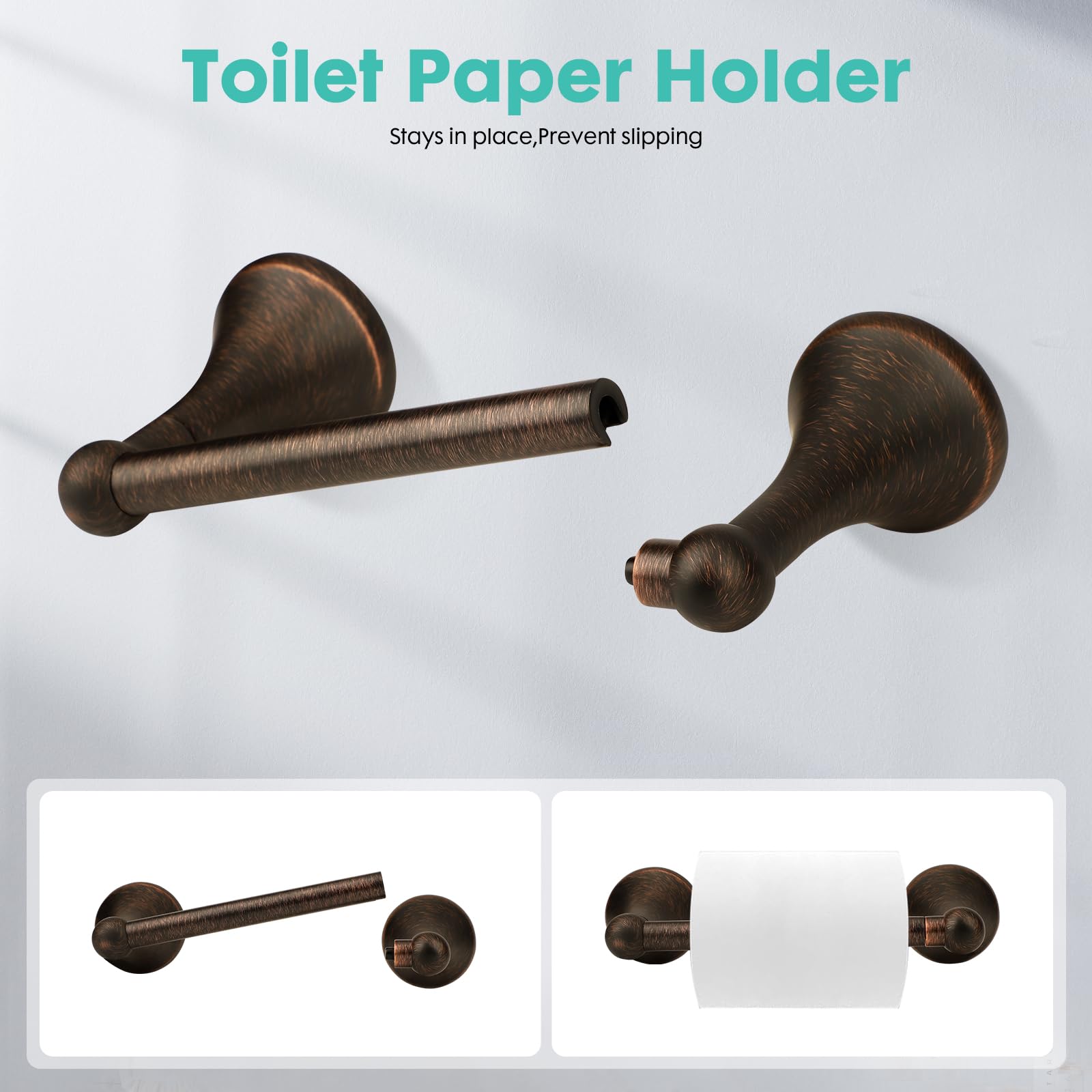 Ntipox Antique towel ring keeps towels neatly within reach