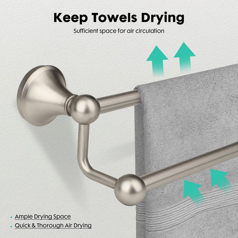 Ntipox powder-coated finish resists humidity for long-lasting bathroom use.