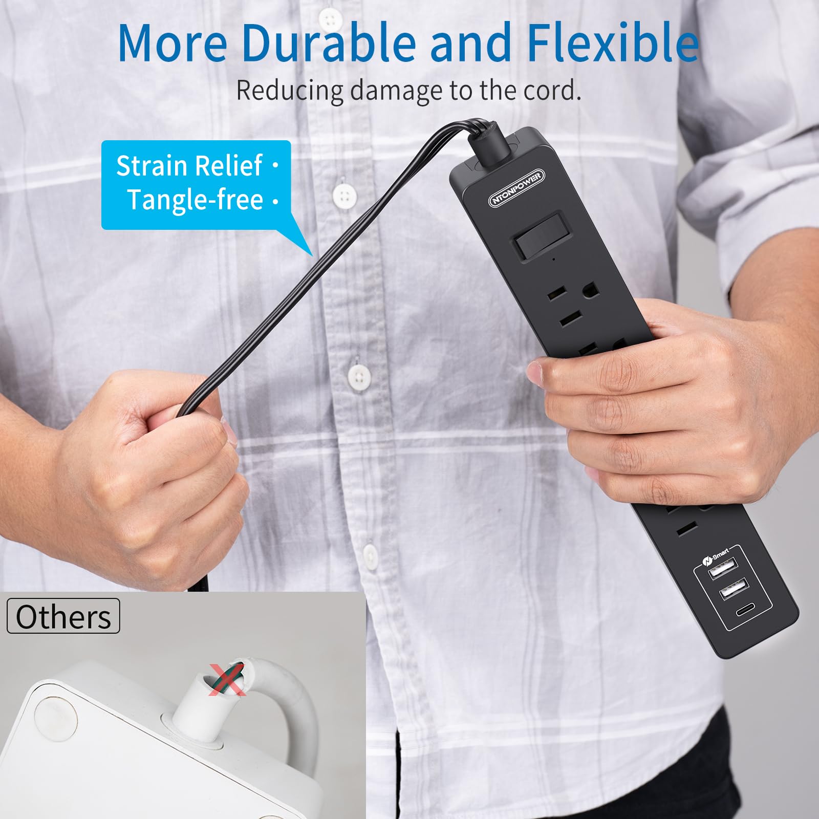 NTONPOWER 18AWG wire provides reliable power delivery for everyday devices