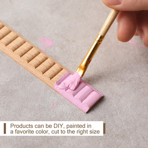 Nuanchu paintable and cut-to-length wood trim for creative projects.