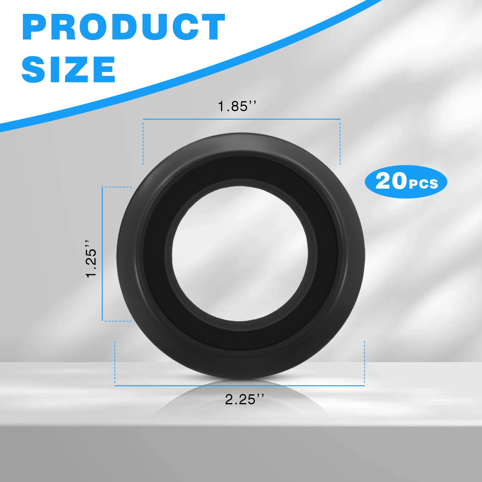 Nuanchu PAR lamp gasket rounds a socket for durable weatherproofing.