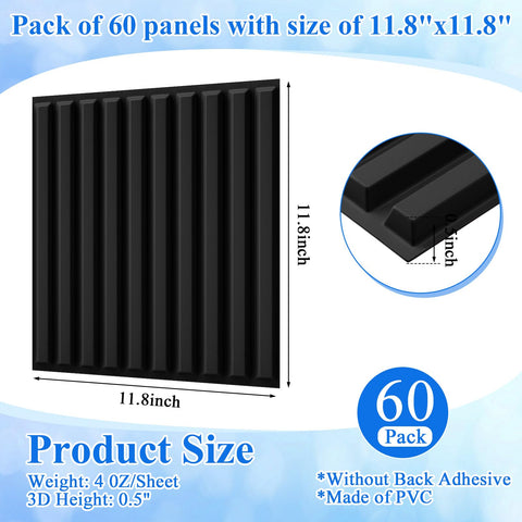 Nuanchu PVC wall tile 12x12 for easy DIY renovations.
