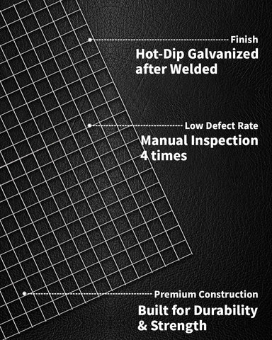 Nueve Deer 19-gauge galvanized wire mesh for strong, rust-resistant fencing