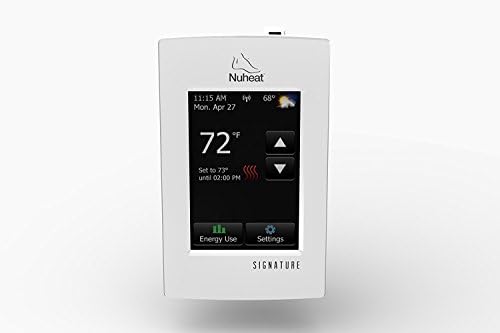 Nuheat Signature smart-home integration with Alexa and Google Assistant for convenient control.
