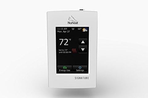 Nuheat Signature smart-home integration with Alexa and Google Assistant for convenient control.