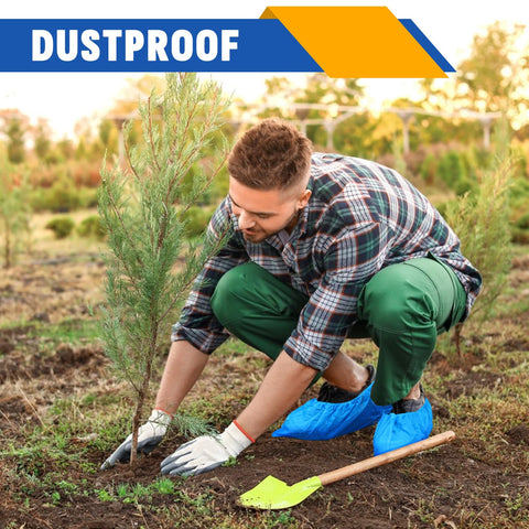 NUITPY breathable and lightweight shoe covers suitable for quick cleanups.