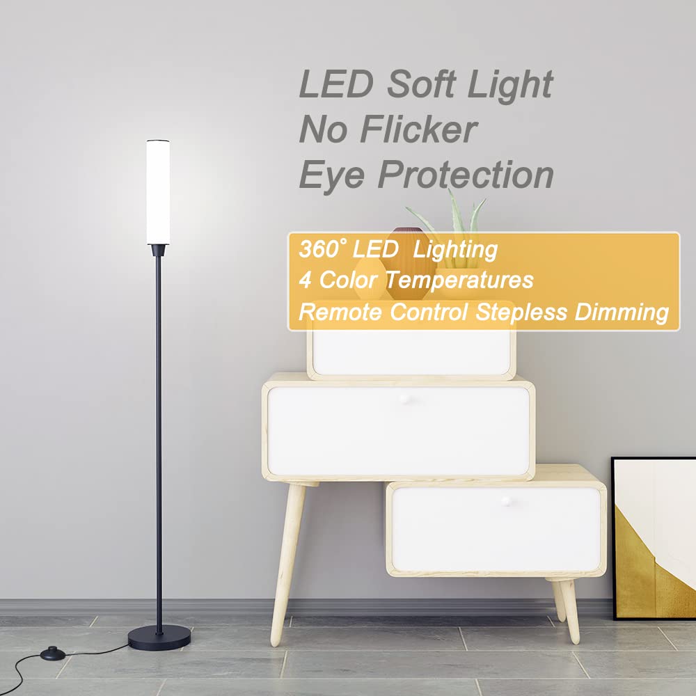 Nukanu floor lamp 360-degree lighting fills every corner.