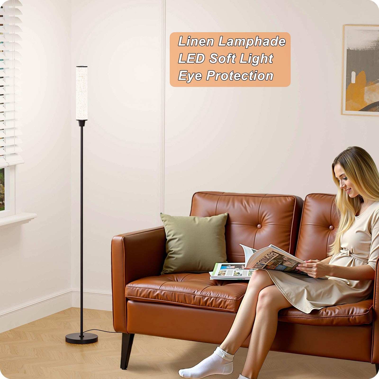 Nukanu adjustable brightness and color temperature for reading or relaxing