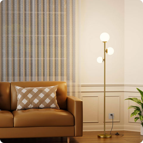 Easy assembly of Nukanu floor lamp without tools