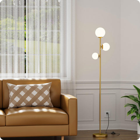 Foot switch control on Nukanu floor lamp for easy on off