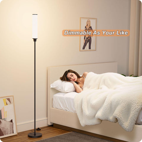 Nukanu floor lamp foot switch enables hands-free on/off