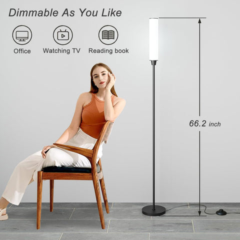 Nukanu floor lamp remote control panel for convenient lighting from the sofa.
