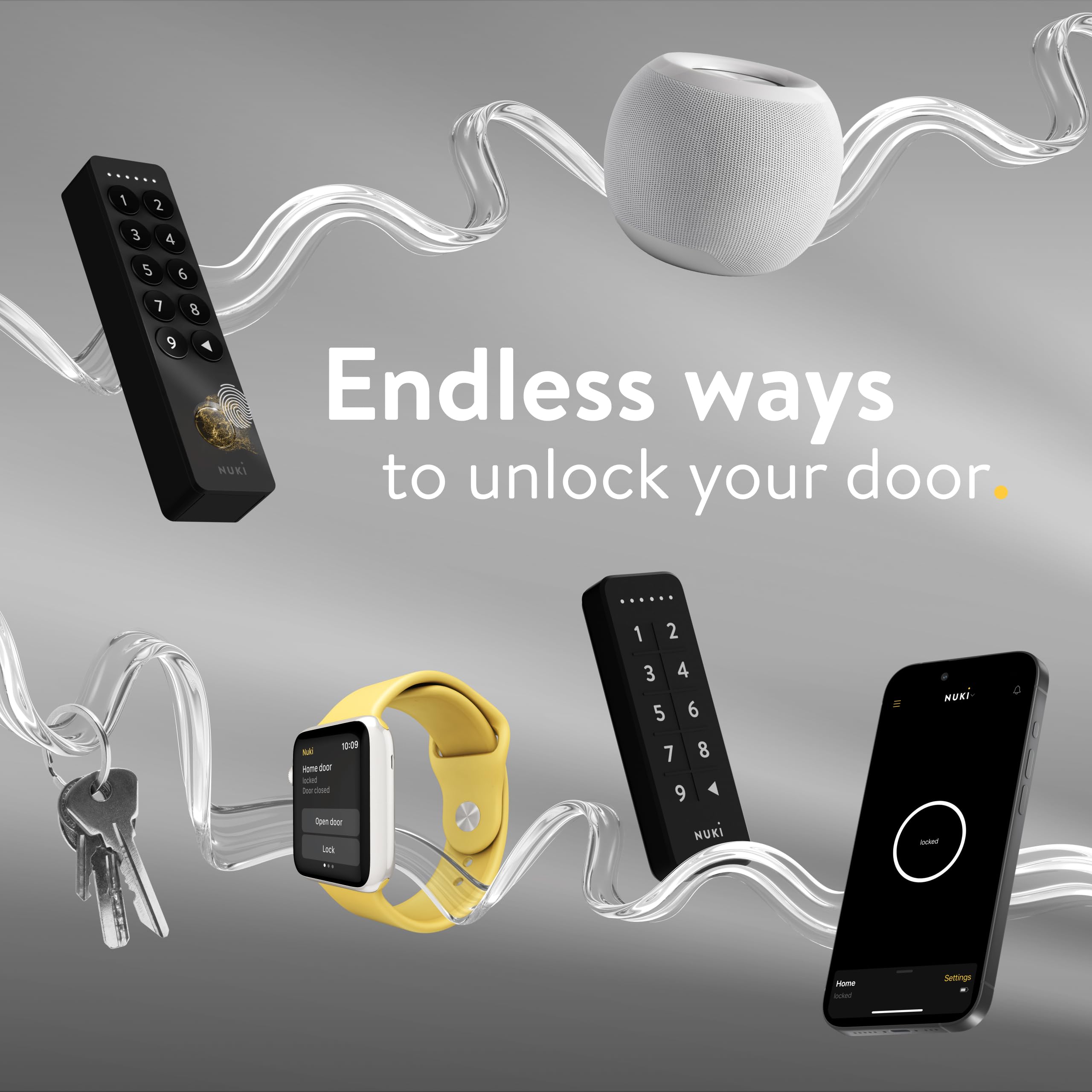 NUKI activity log screen tracks user entries and events