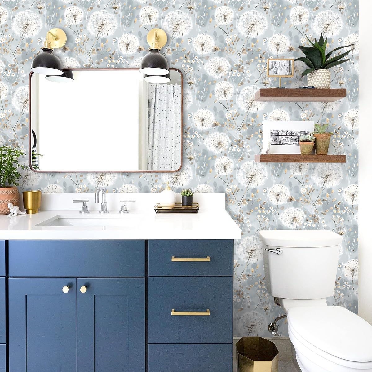 Nukofal floral contact paper ideal for bedrooms and cabinets.