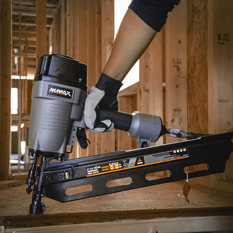 NuMax SFR2190 in use on a jobsite for framing
