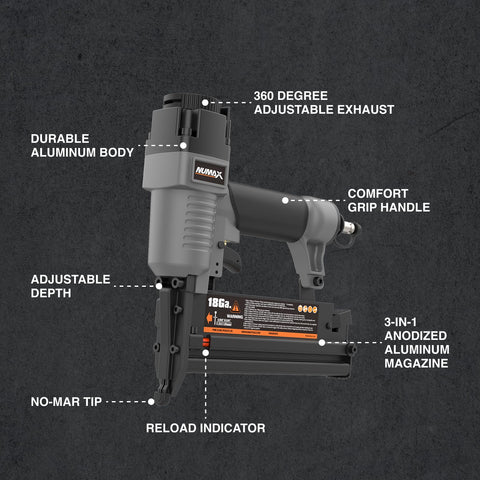 NuMax SL31 18G staples for molding and backing work
