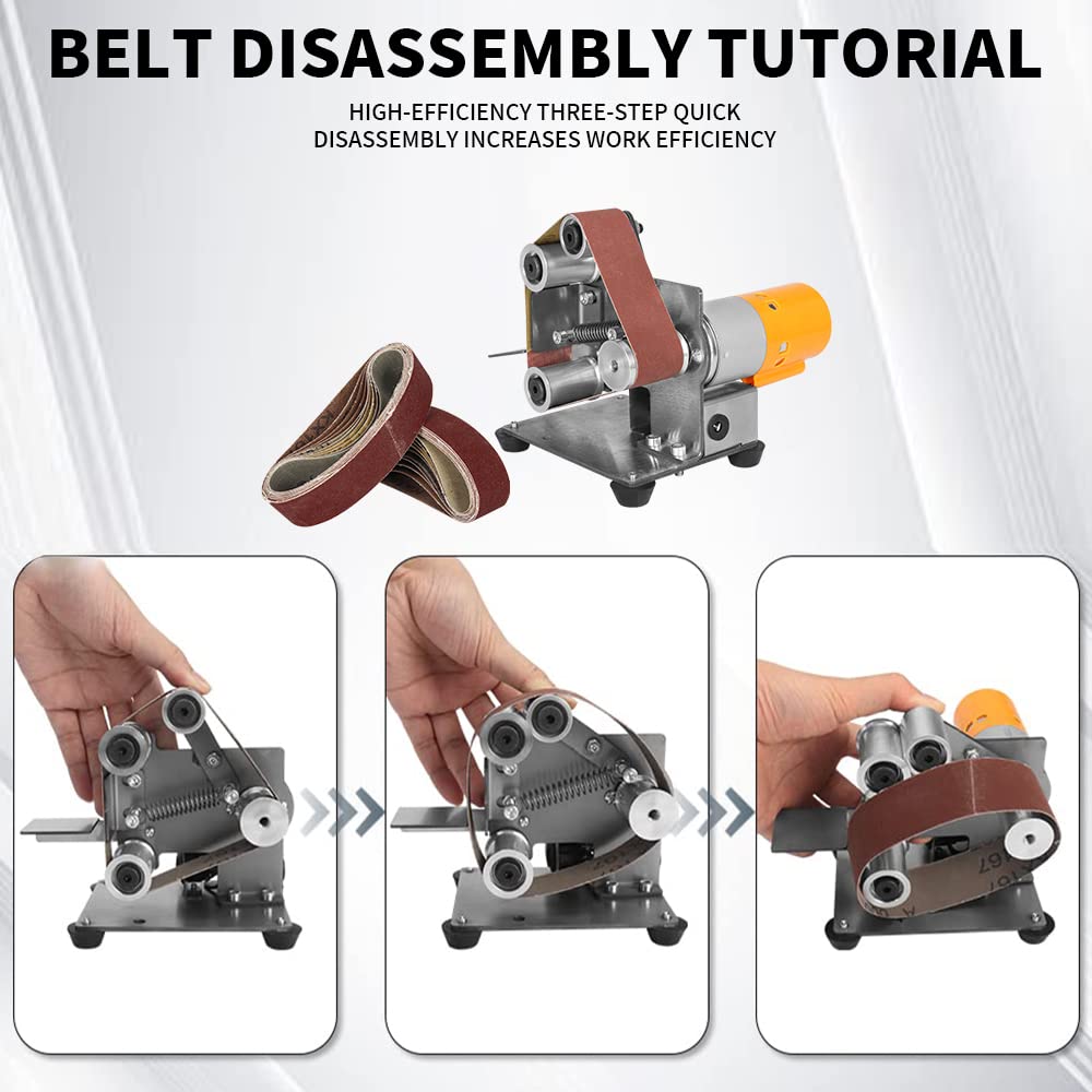 NuoDunco 3-In-1 sander with metal work in mind—robust motor