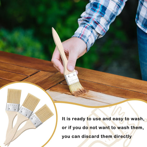 Nuogo iron ferrule keeps bristles firmly in place during use.