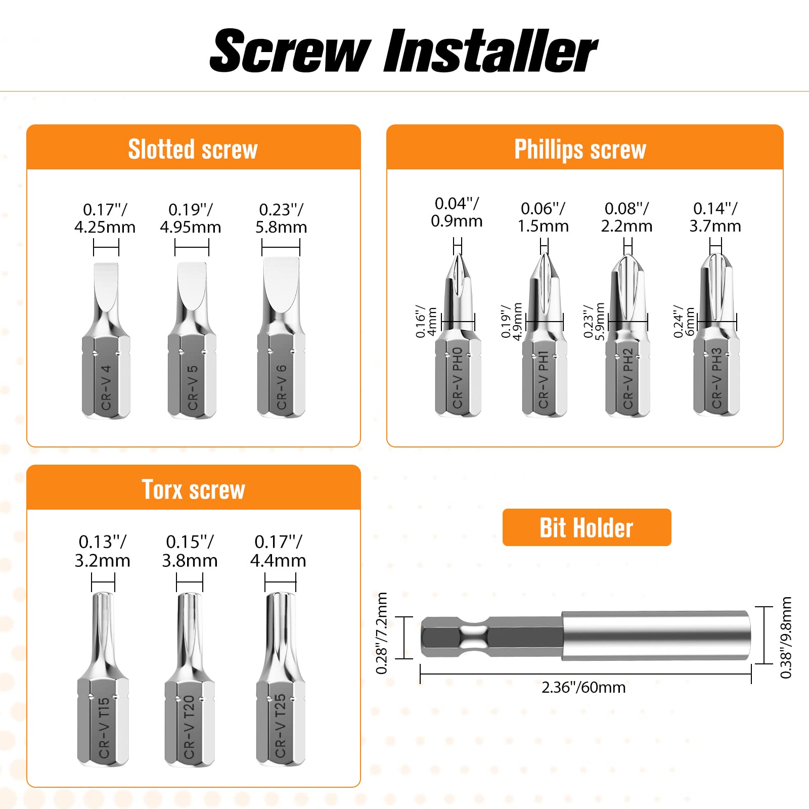 Nuovoware Quick Bit Holder keeps bits organized and accessible.