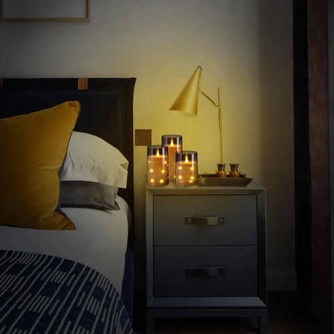 NURADA dining centerpiece candles for elegant table decor.
