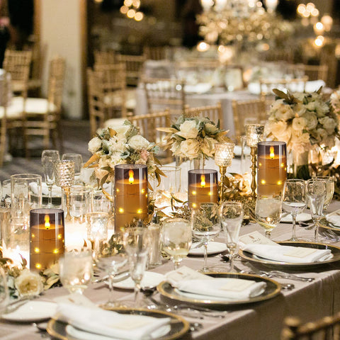 NURADA flame-free design provides safe decoration for homes and events.