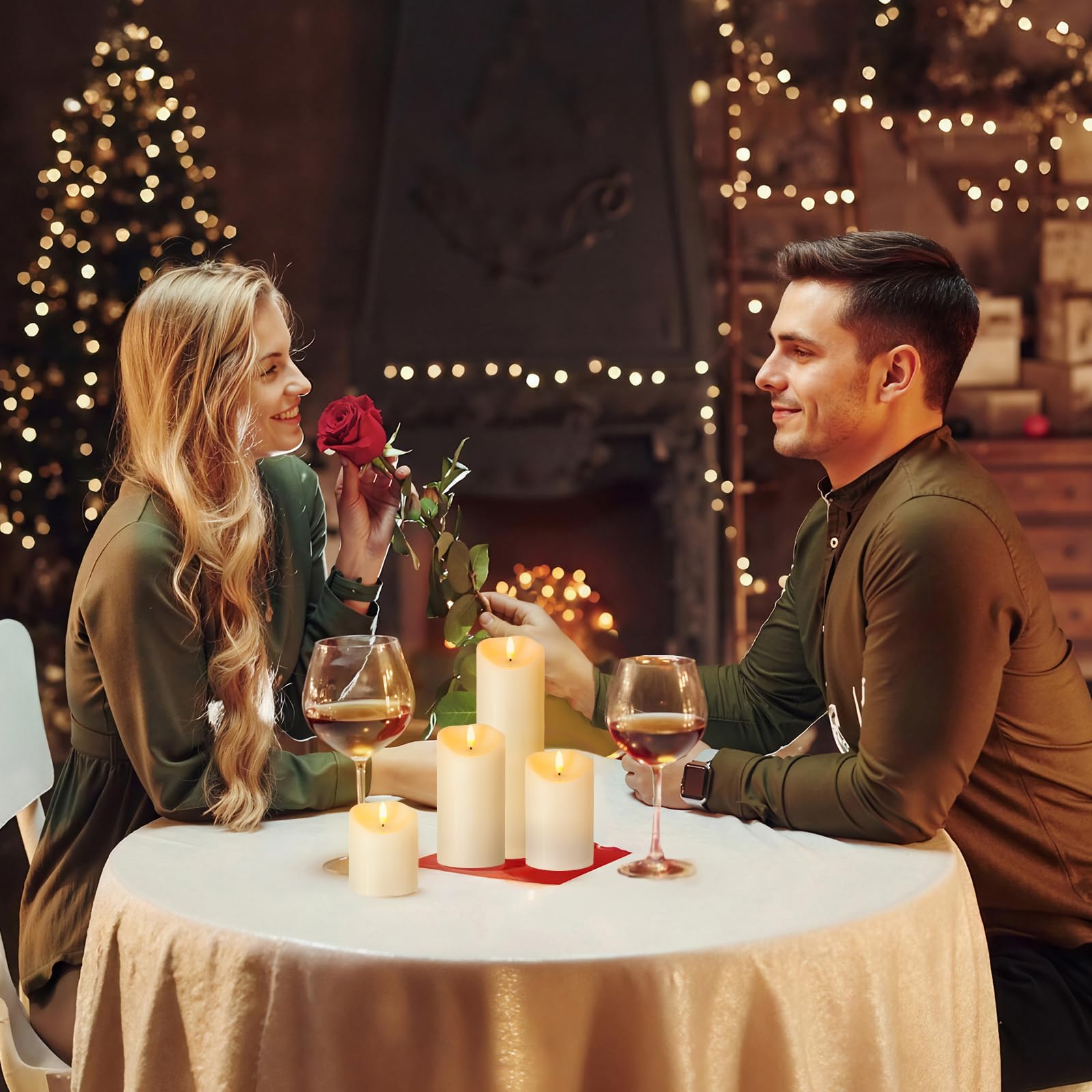 NURADA IP44 weatherproof candles suitable for patios and porches.