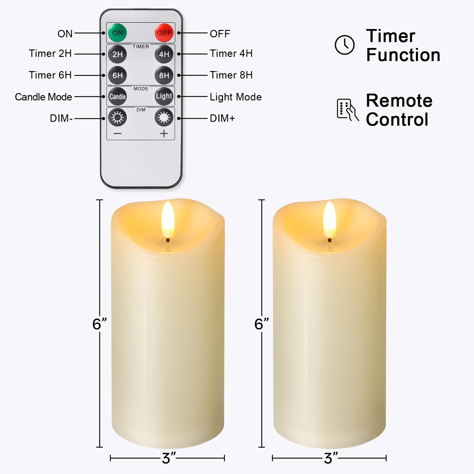 NURADA pet-safe design with no dripping wax or flame.
