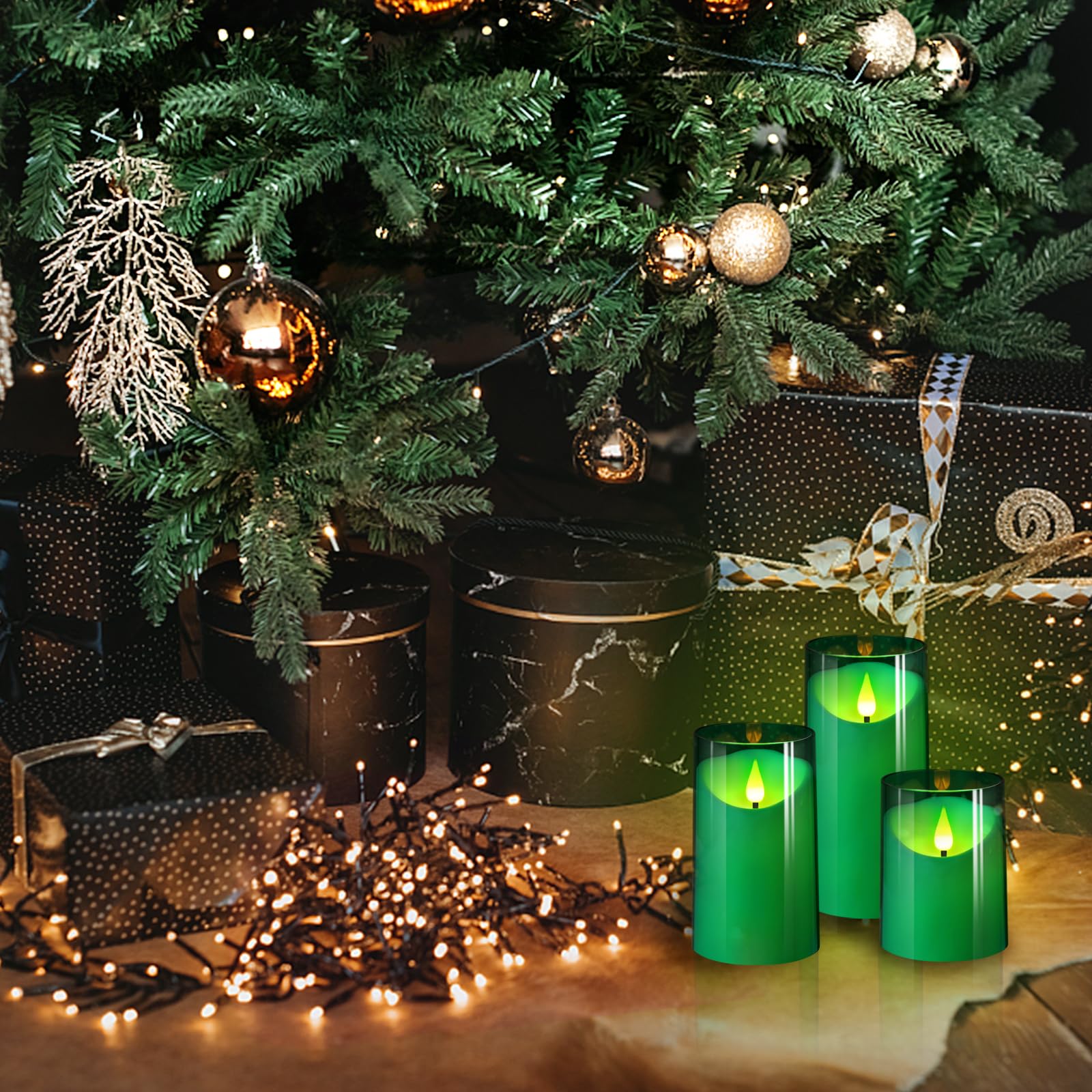 Nurada remote-controlled candle for easy operation from a sofa.