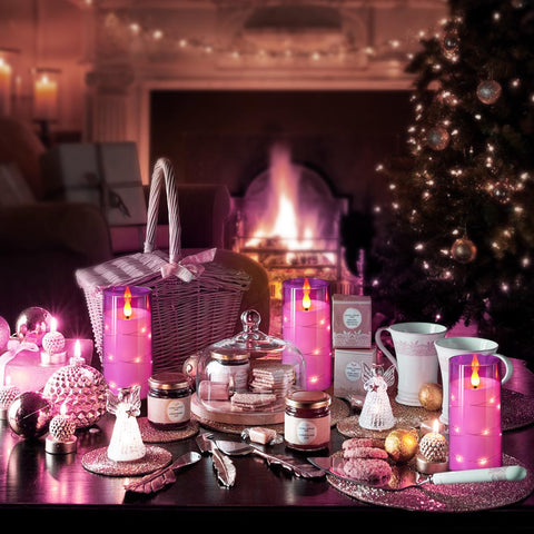 NURADA Table centerpiece candles suit weddings and parties with elegant, glow-friendly lighting.
