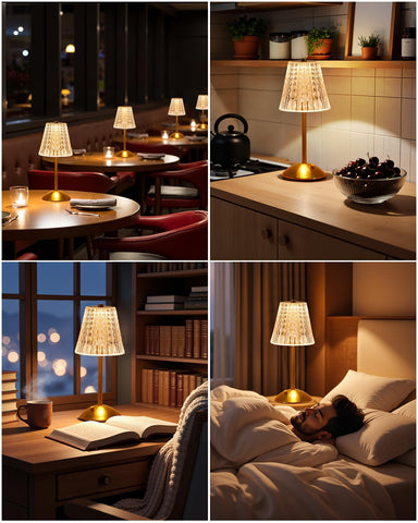 Nusogon versatile ambient light for indoor decor or outdoor use.