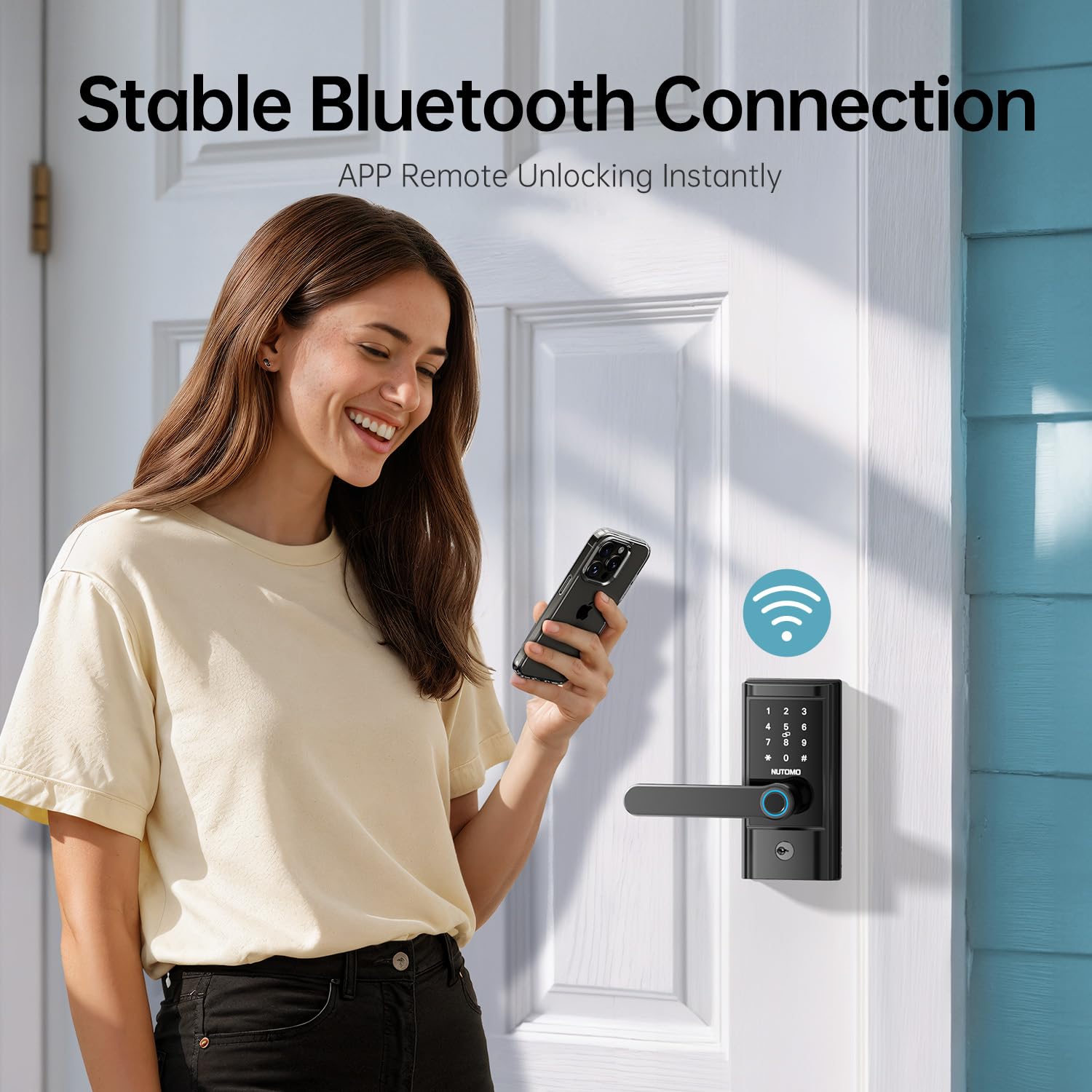 Durable alloy handle and lock mechanism withstand daily use