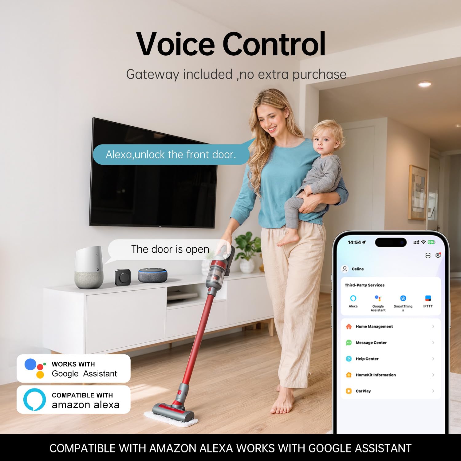 WiFi gateway setup for remote locking from anywhere