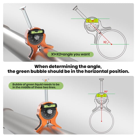 Nuvium pipe center finder aluminum y-body resists corrosion in demanding environments