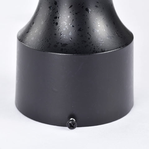 Nuvo lantern spans 7.38 inches wide for balanced pathway illumination.