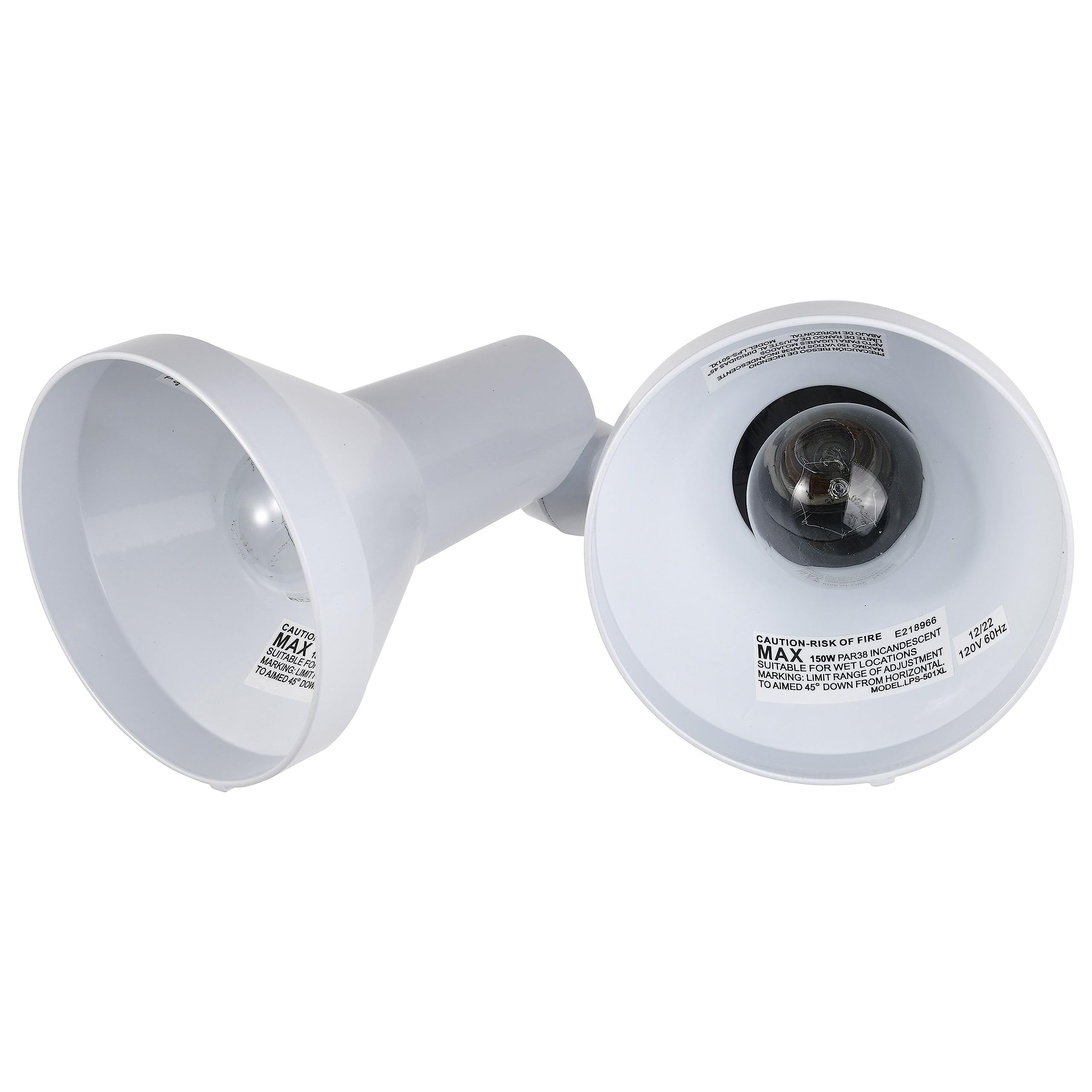 Nuvo Lighting SF77/488 dual heads adjustable for targeted outdoor lighting