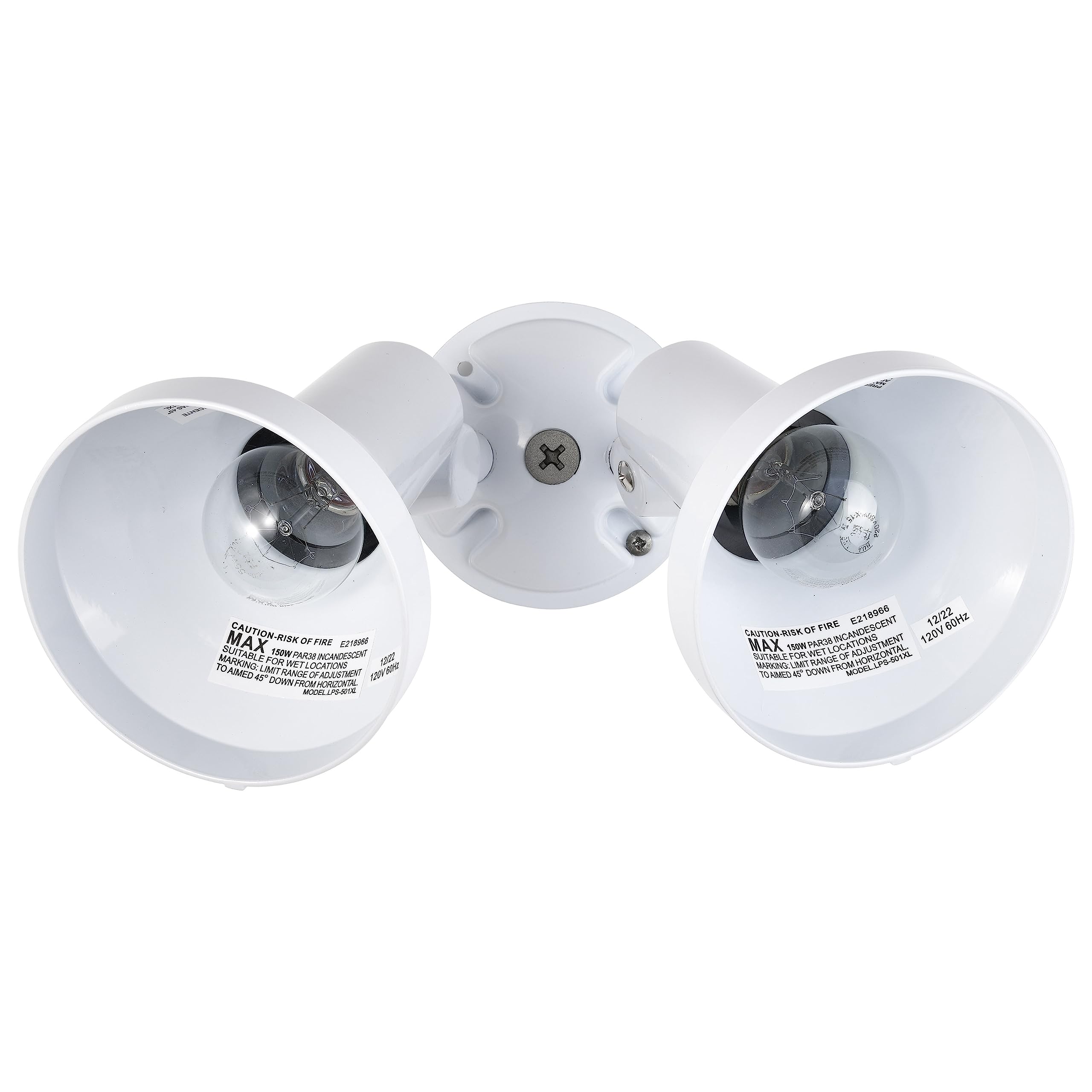 Nuvo Lighting SF77/488 two-light PAR38 twin flood exterior wall mount for outdoor spaces