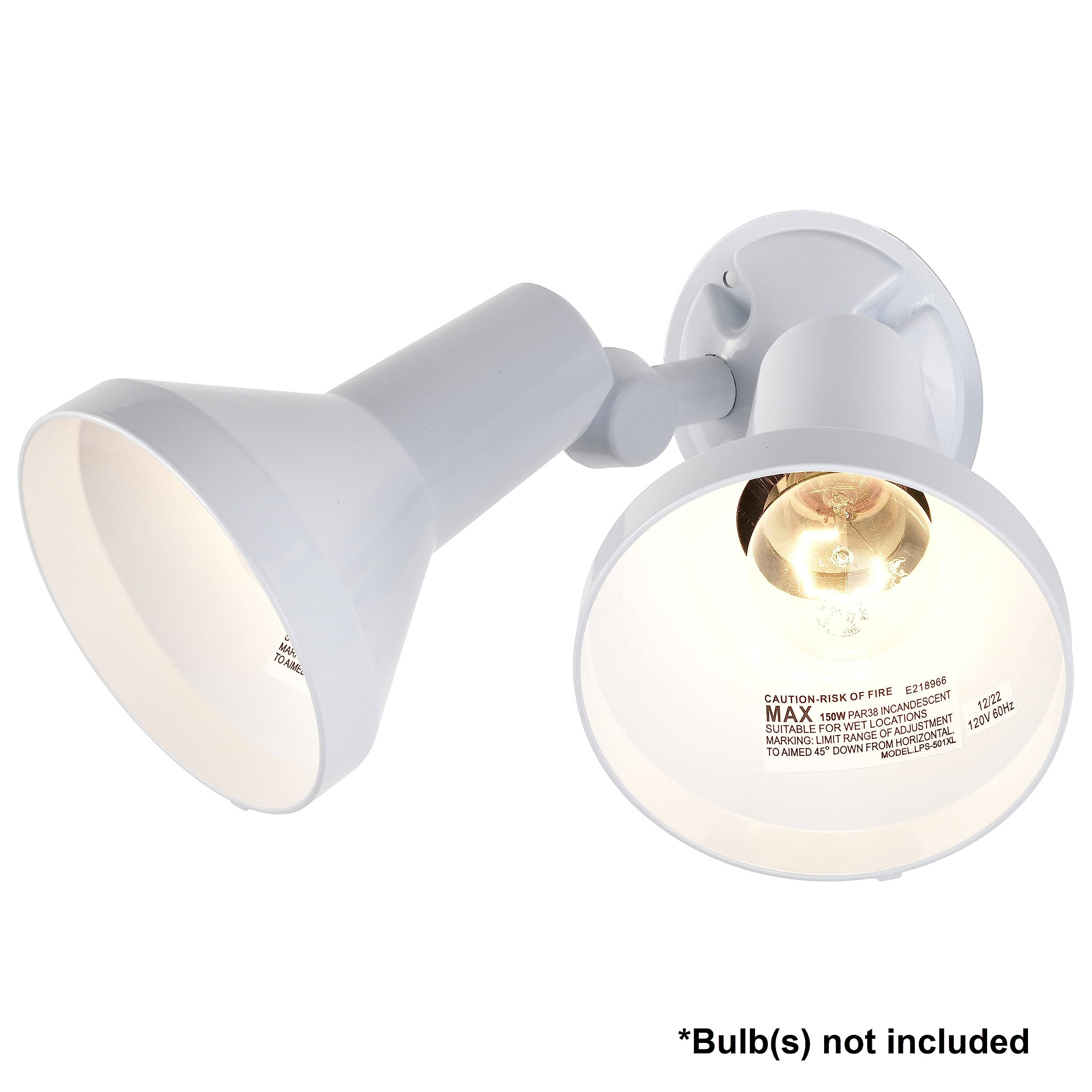 Nuvo Lighting SF77/488 white finish outdoor wall mount for outdoor areas