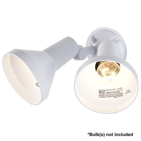 Nuvo Lighting SF77/488 white finish outdoor wall mount for outdoor areas