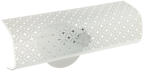 Nuvo SF76/276 vanity with diamond U-channel glass for bright bathroom lighting
