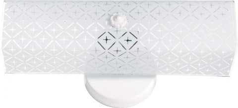 Nuvo SF76/276 vanity front view with white finish and clean lines