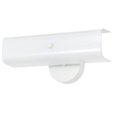 Nuvo SF77/087 vanity light in white finish suitable for damp bathrooms
