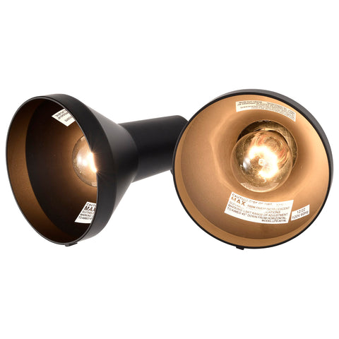 Nuvo SF77/495 outdoor wall light in bronze enhances facades while enduring wet conditions