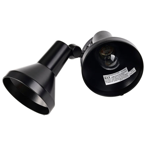 Nuvo SF77/701 black finish wall mount, versatile outdoor lighting option.