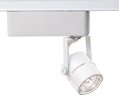 Nuvo TH234 track head closeup shows metal-glass finish for versatile lighting design.