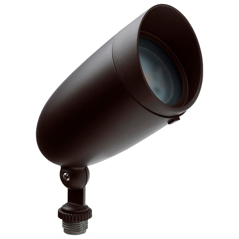 Nuvo warm-white flood light creates inviting curb appeal and walkable spaces.